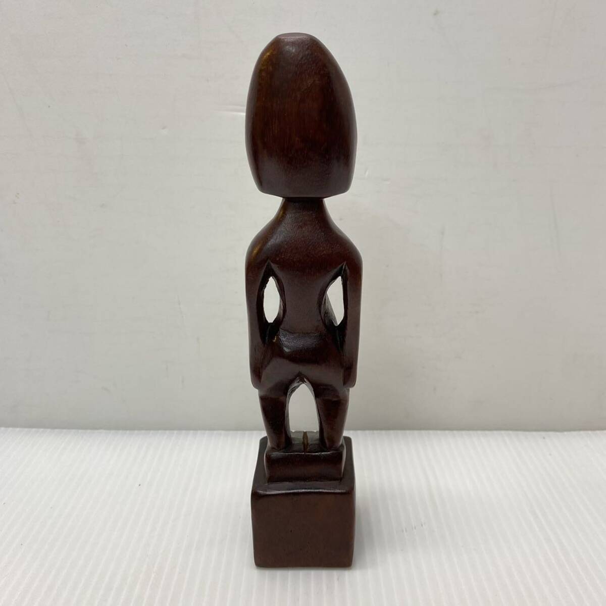 木彫 置物 人形 女性 像 アジアン アフリカン エスニック 雑貨 木製 インテリア 飾 土産_画像3