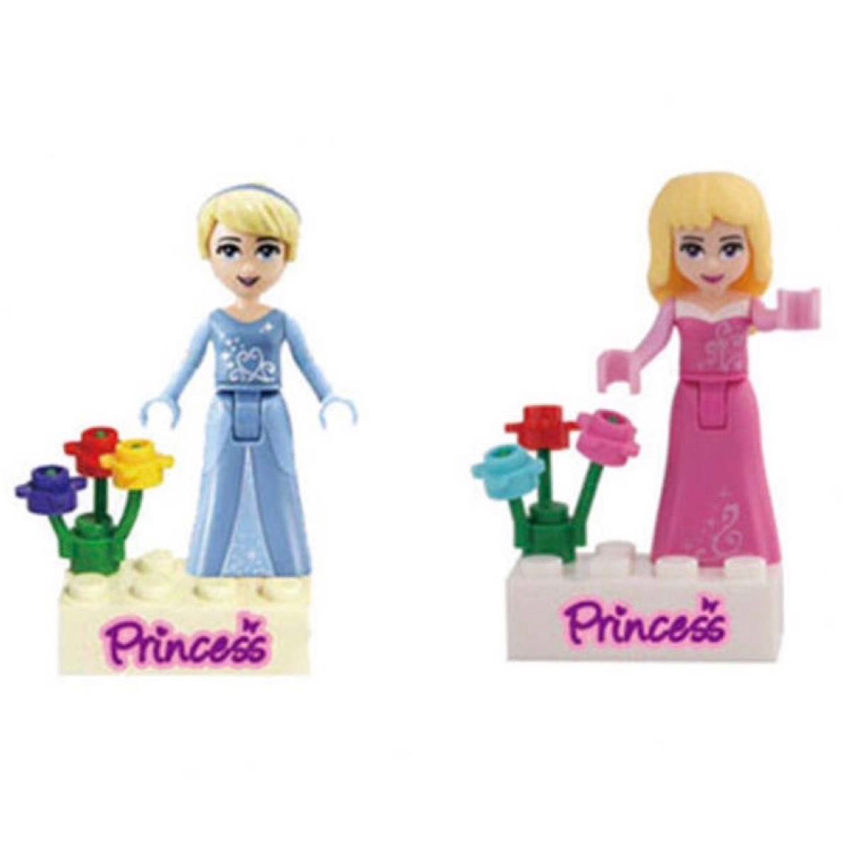 ディズニープリンセス レゴ ミニフィグ 互換 LEGO ミニフィギュア セット 可愛い お姫様 ラプンツェル 女の子 ディズニー