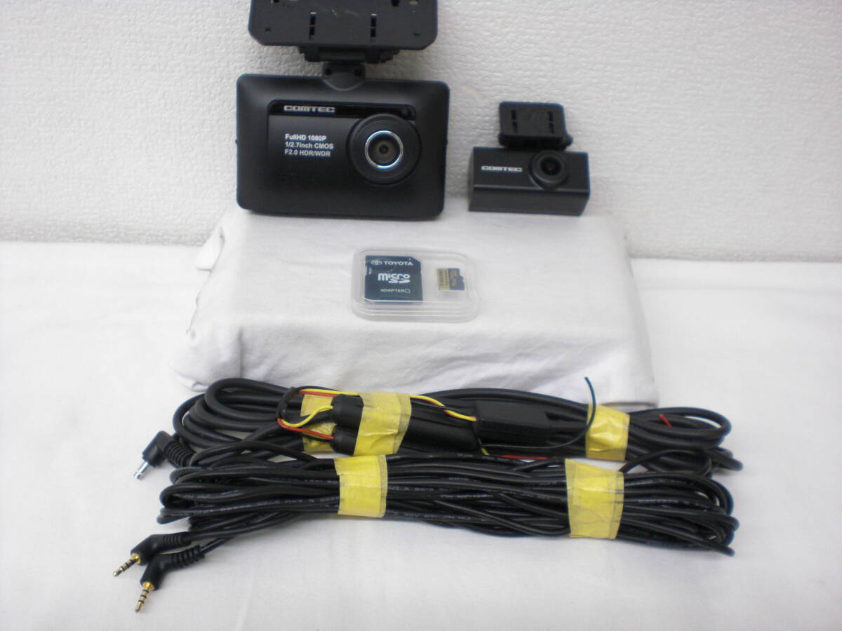  Comtec ZDR-015 регистратор пути (drive recorder) передний и задний (до и после) 2 камера парковка мониторинг * прямой электропроводка код б/у товар.