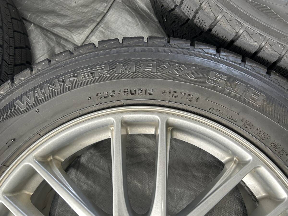 美品 レクサス RX450h 2019年製 ダンロップ ウィンターマックス SJ8 235/60R18 スタッドレスタイヤ & FEID 18インチ 4本セット / LERX-T01_画像5