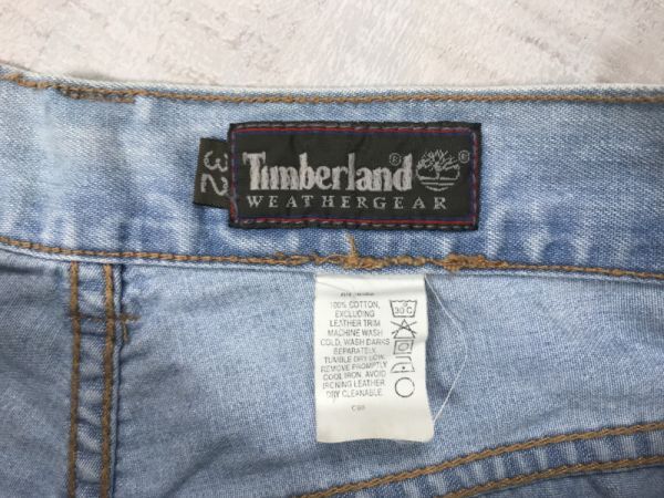 ティンバーランド Timberland オールド アメカジ ストリート 古着 デニム パンツ ジーンズ ボトムス メンズ ジップフライ 32 青_画像2