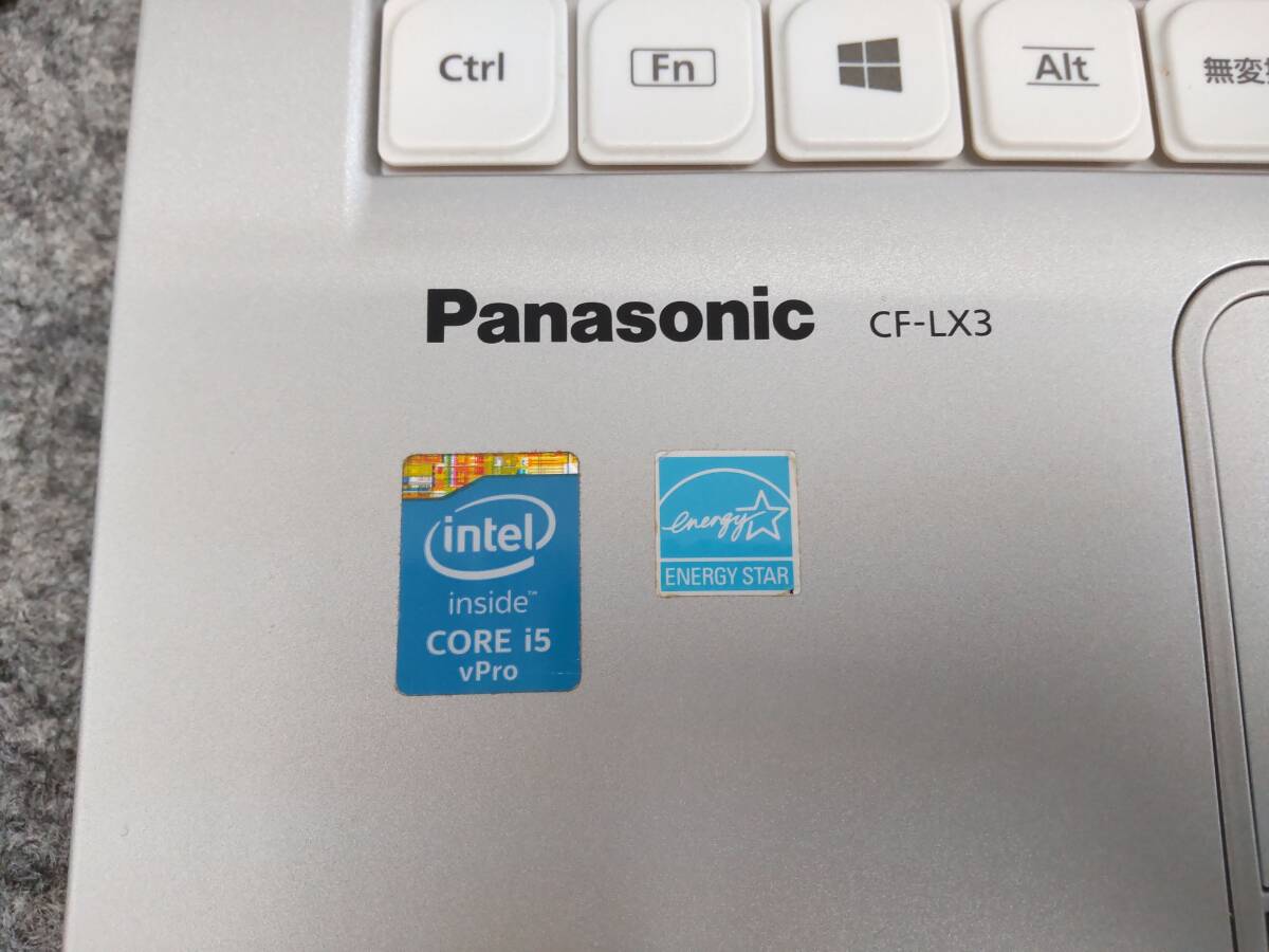 Panasonic CF-LX3 i5 vPro Biosロック ジャンク 2742_画像4
