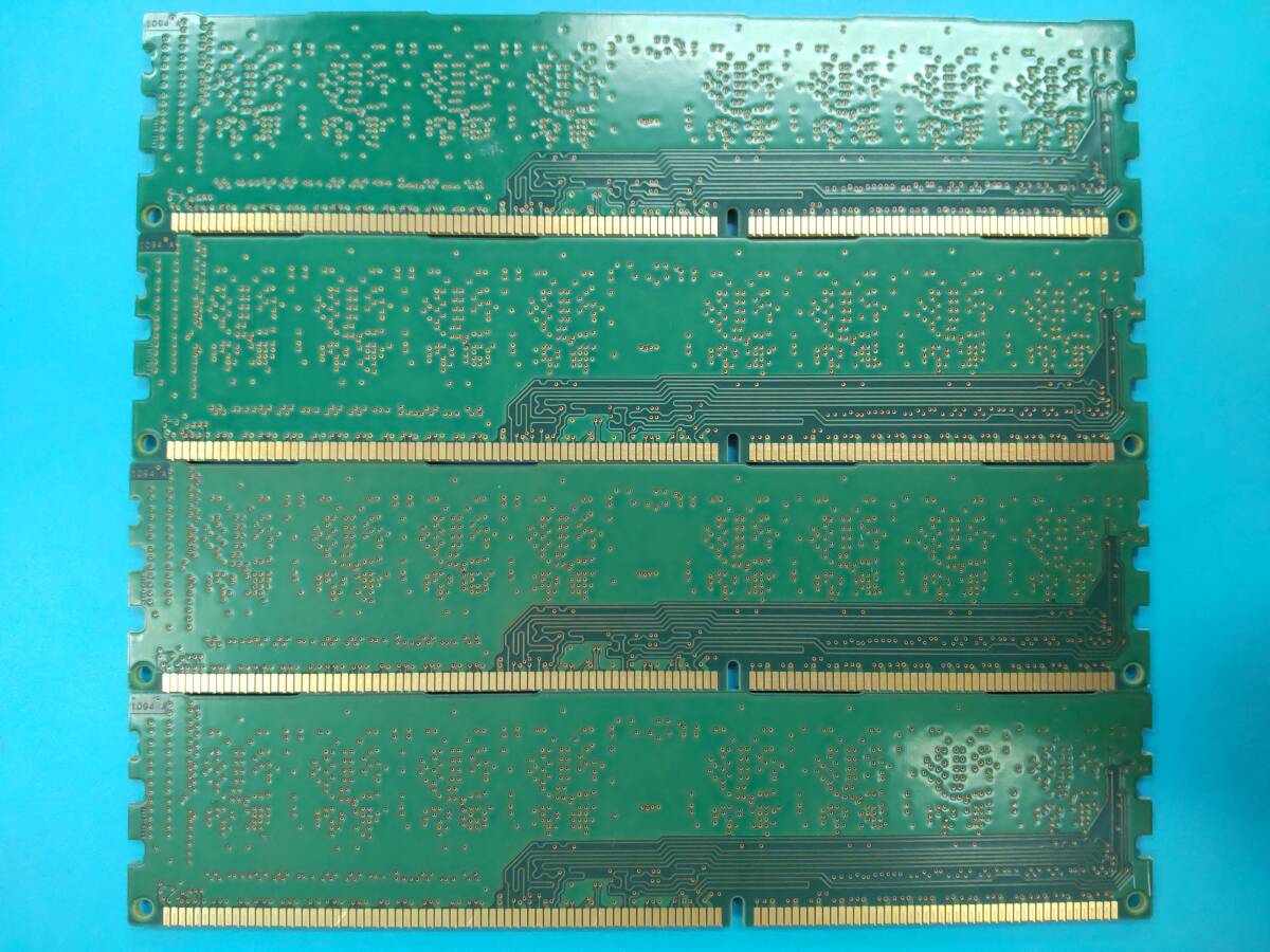 動作確認 Micron Technology製 PC3-12800U 1Rx8 4GB×4枚組=16GB 22660100514_画像2