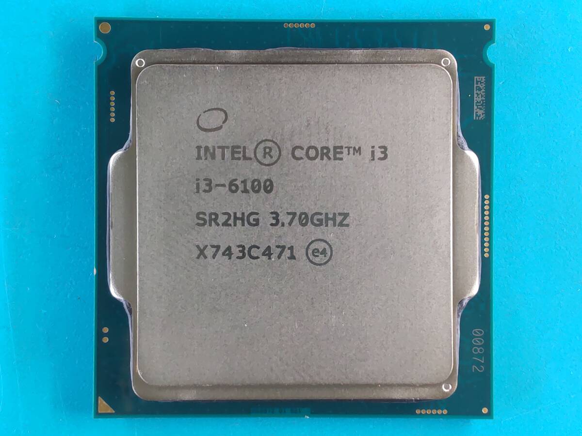 Intel Core i3-6100 3220 3220 3220 4 piece set operation not yet verification * operation goods from pulling out taking 15420010514