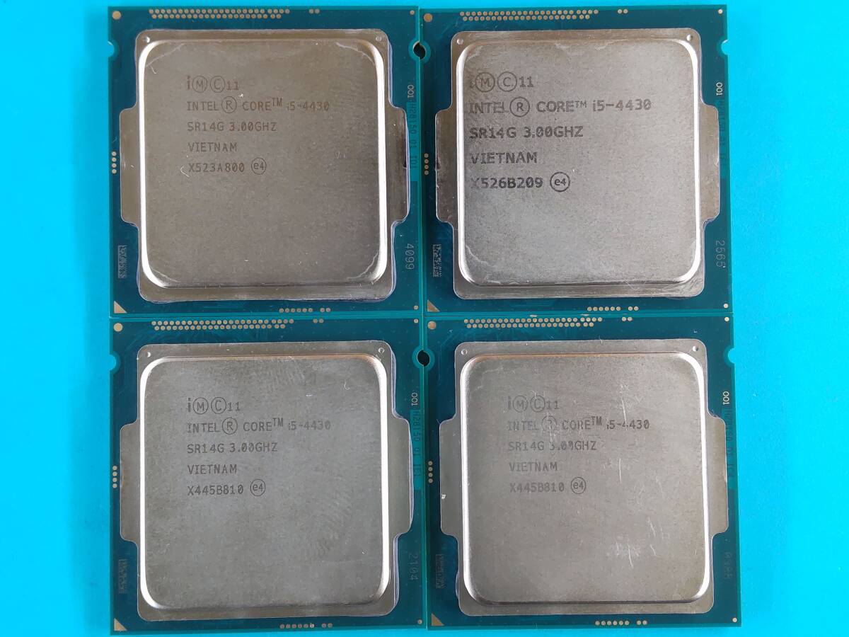 Intel Core i5-4430 4個セット 動作未確認※動作品から抜き取95480030514_画像1