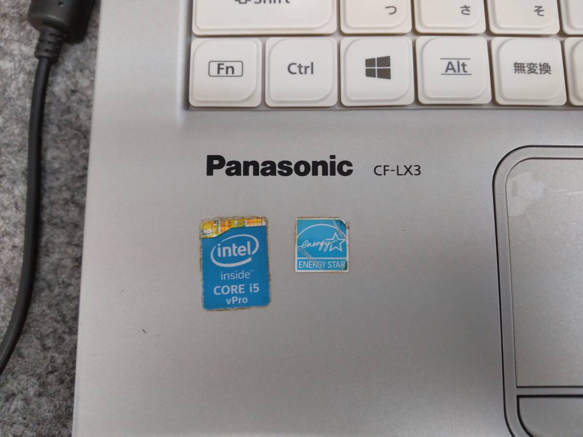 Panasonic CF-LX3 i5 vPro 4300U Biosロック ジャンク 2759_画像4