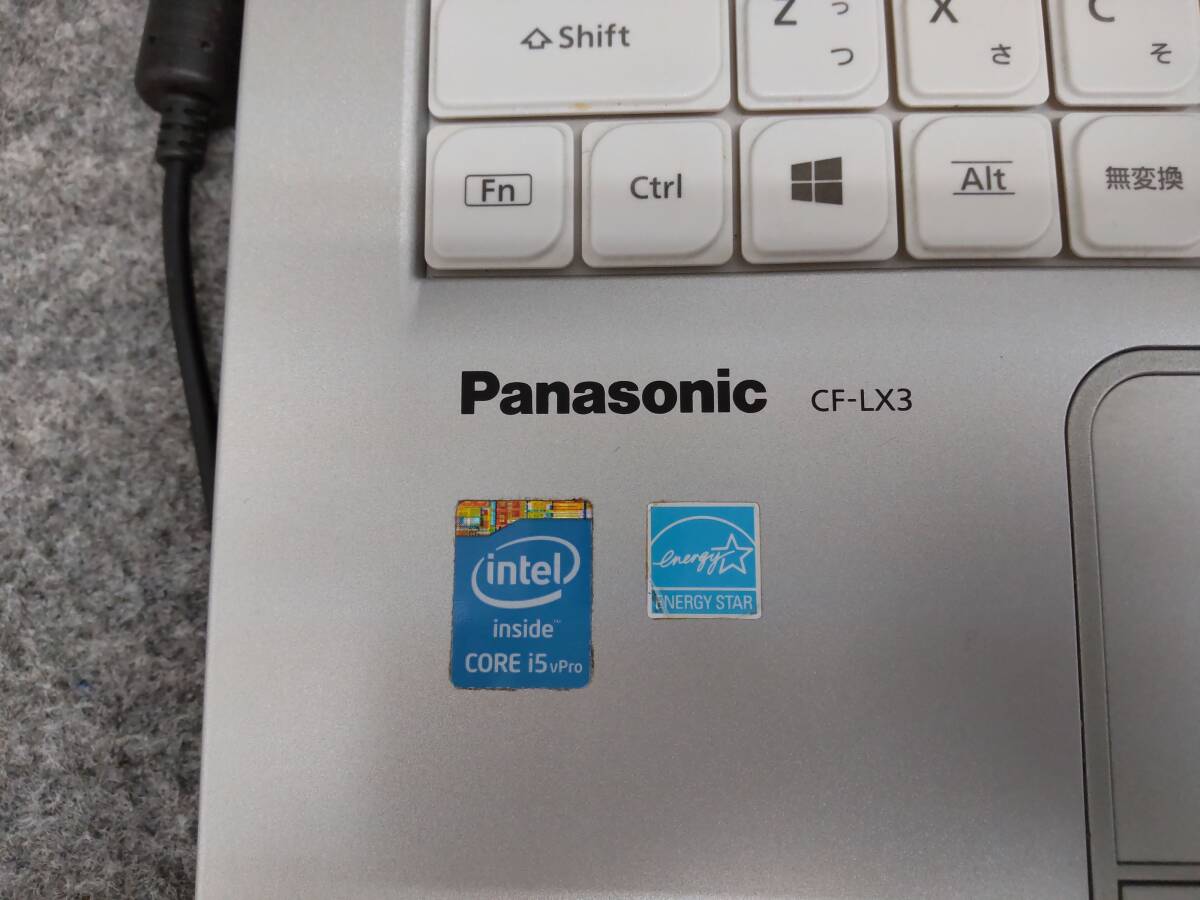 Panasonic CF-LX3 i5 vPro 4300U Biosロック ジャンク 6009_画像4