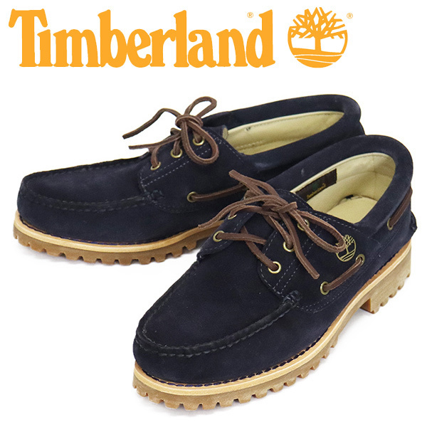 Timberland (ティンバーランド) A683W AUTHNTC 3EYE CLASSIC LUG オーセンティックスリーアイクラシックラグ Dark Blue TB480 US7-約25.0cm