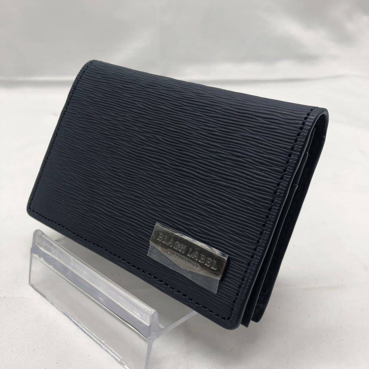 BLACK LABEL Black Label k rest Bridge card-case navy box equipped new old goods YS FS60