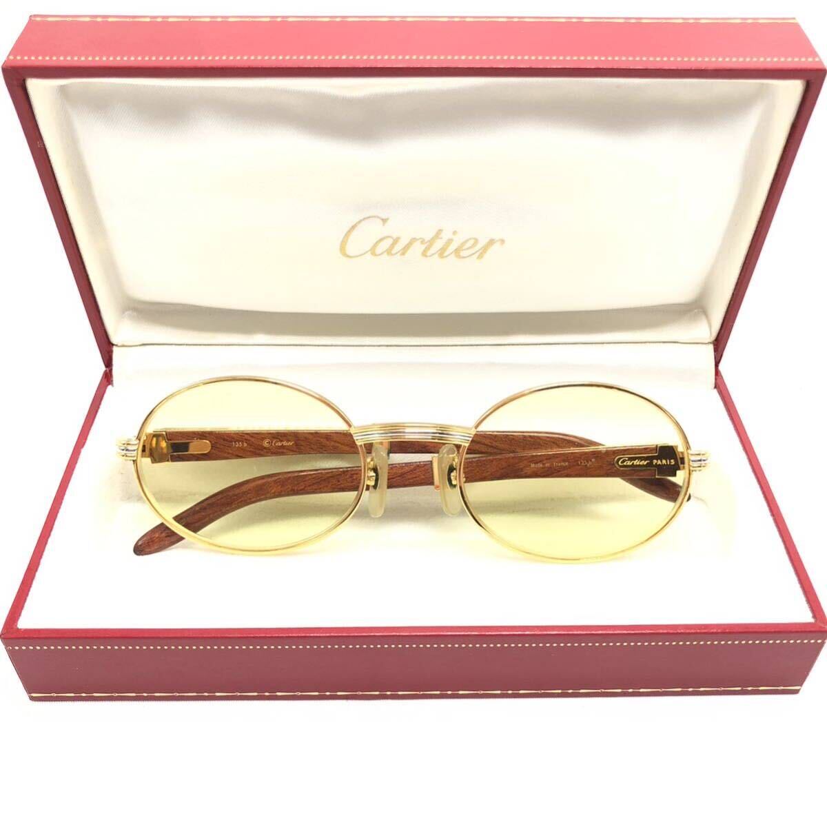 Yahoo!オークション - 中古 Cartier カルティエ メガネフレーム Yahoo!オークション - 中古 Cartier カルティエ メガネフレーム