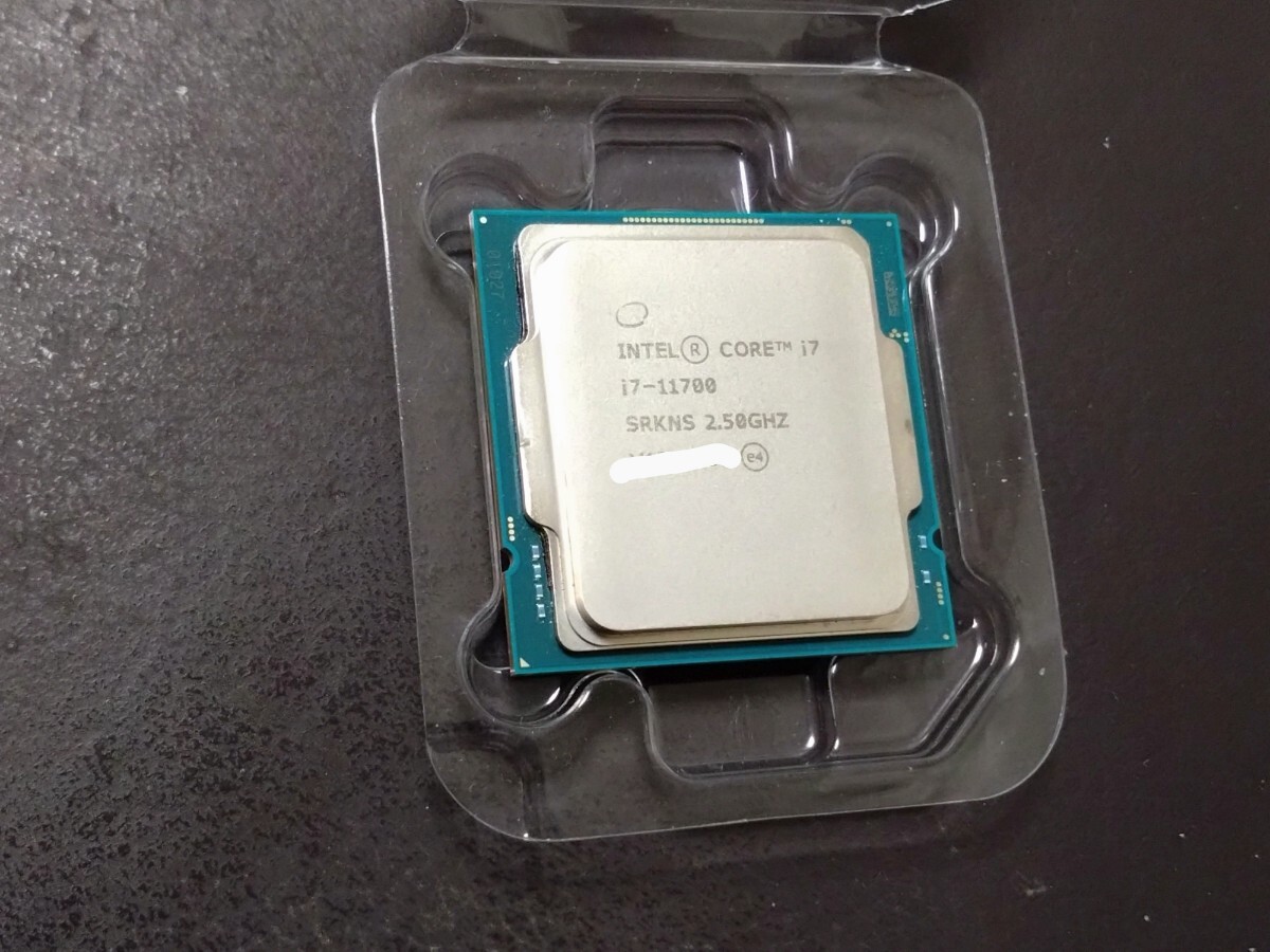 Intel CPU Core i7 11700 中古品 動作確認済_画像2
