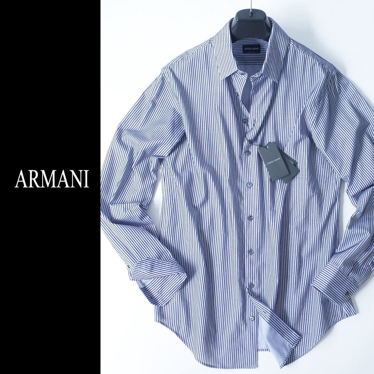 dp523*GIORGIO ARMANIjoru geo Armani * дизайн рубашка *40