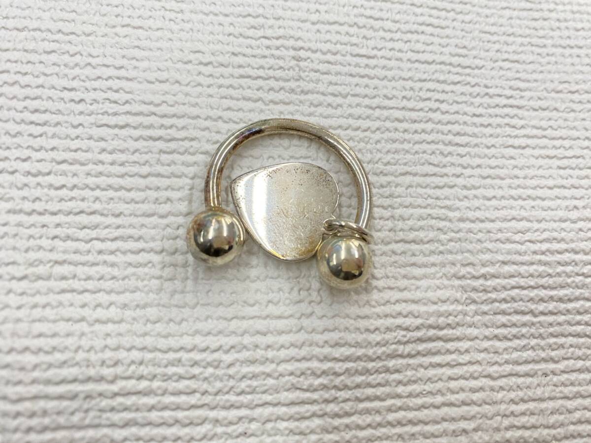 [M]TIFFANY&Co Tiffany Retun to Tiffany Heart бирка SV925 кольцо для ключей брелок для ключа очарование оттенок серебра 