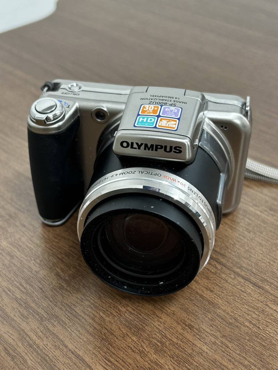 【M】Olympus　オリンパス　SP-800UZ　カメラ　シルバー　稼働品_画像1