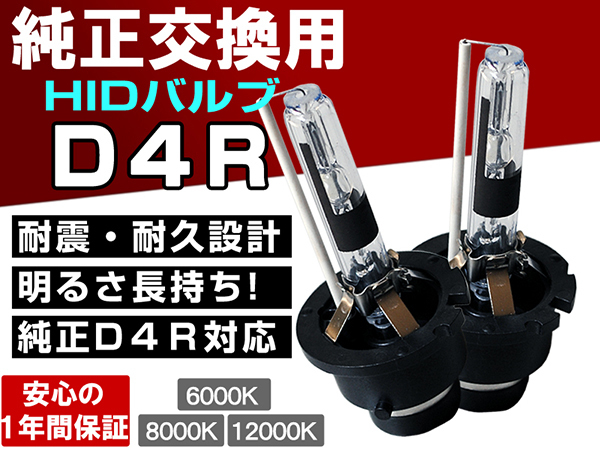 プレミオ NZT260.ZRT260系■大光量ヘッドライト ロービーム D4R 純正交換HIDバルブ 1年保証_画像1