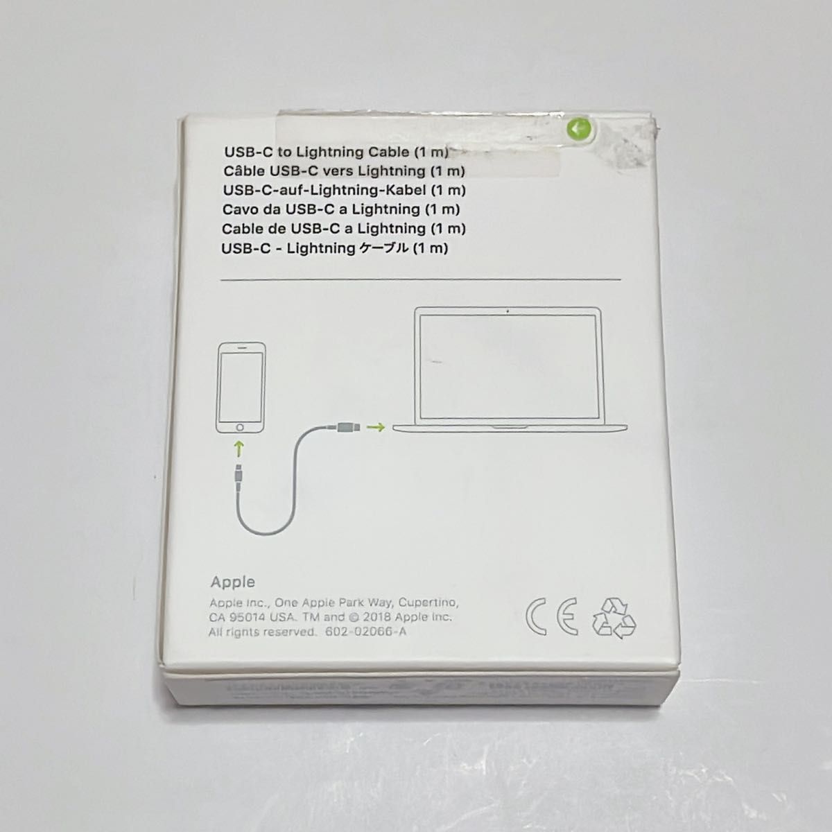 Apple純正 USB-C Lightning 充電ケーブル  1m