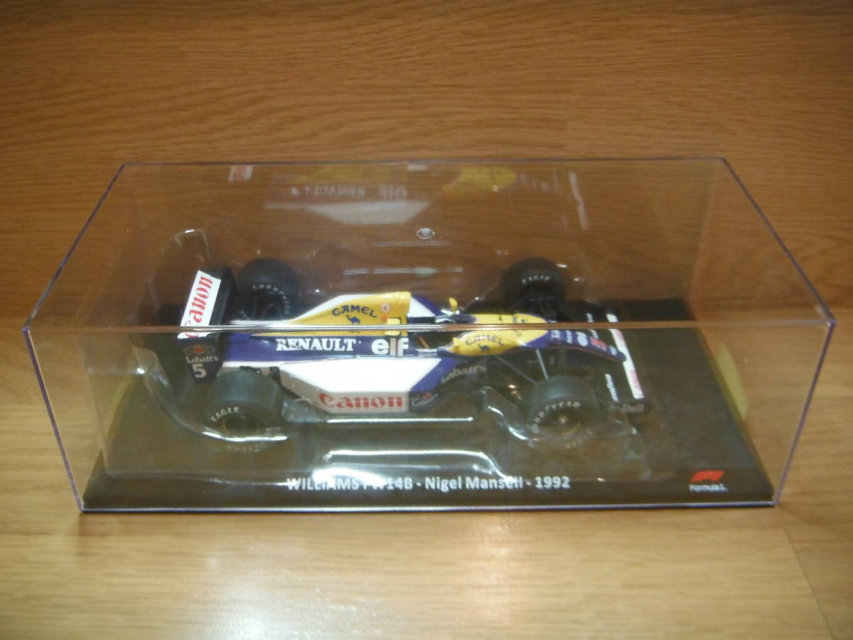 専用ケース付き 1/24 ウィリアムズ FW14B No.5 1991ワールドチャンピオン タバコデカール貼付済_画像1