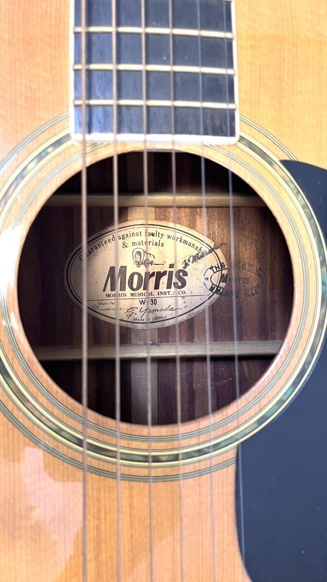 Morris モーリス　W-30　アコースティックギター Made in Japan_画像5