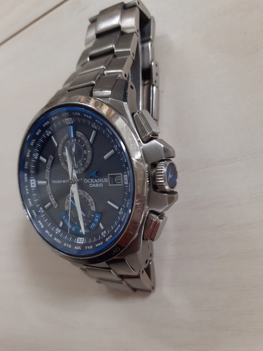 本日限定値下！【稼動品】CASIO カシオ オシアナス ソーラー 腕時計 OCW-T1000F