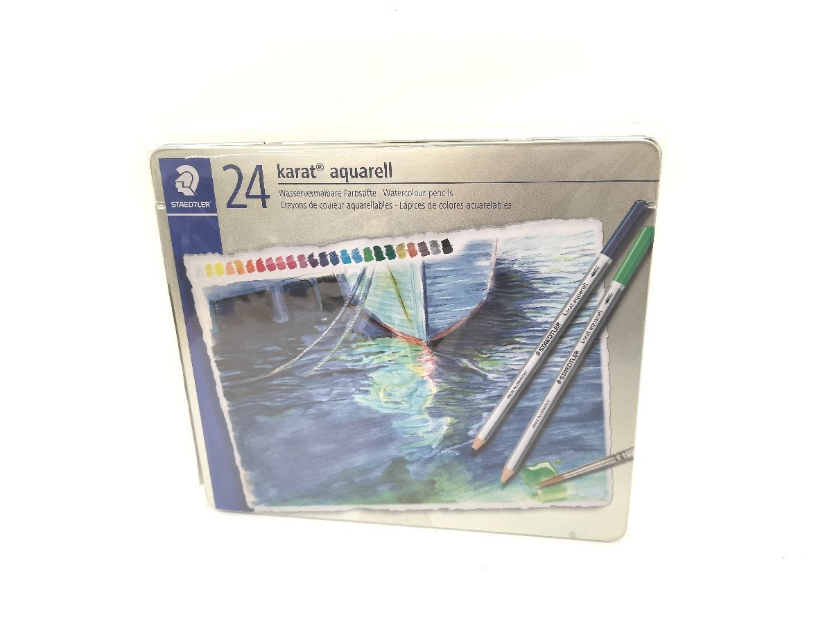 ●STAEDTLER ステッドラー 水彩色鉛筆 24色 カラト アクェレル 色鉛筆 125M24 未使用（2）_画像1
