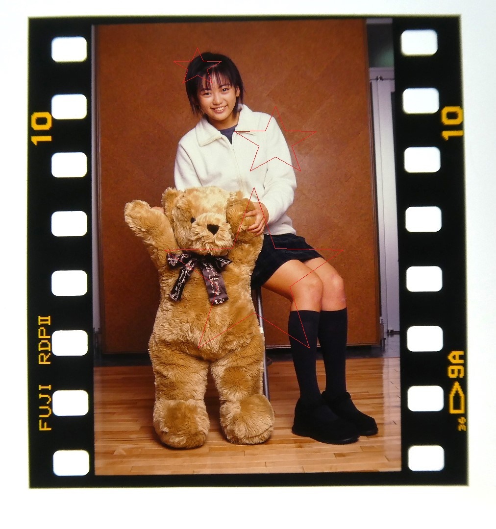  江川有未　ポジフィルム　５カット　写真　美品_画像5