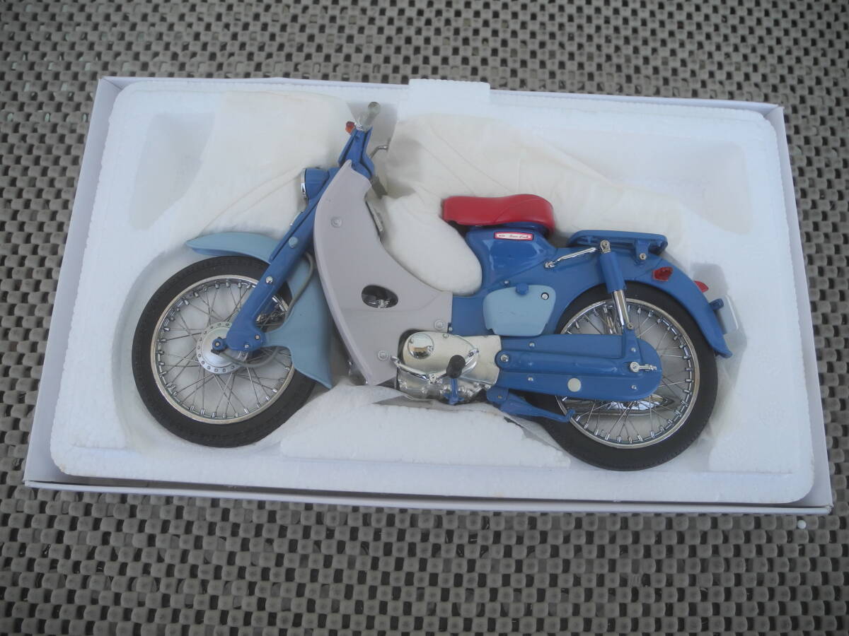 【新品未開封】Honda SUPER CUB 1958 の1/10スケールEBBRO ホンダ スーパーカブ バイク レトロ 当時_画像7