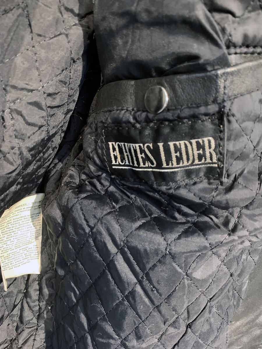 ◎ビンテージ◎レザーライダース◎ECHTES LEDER◎サイズ48◎ヴィンテージ_画像8