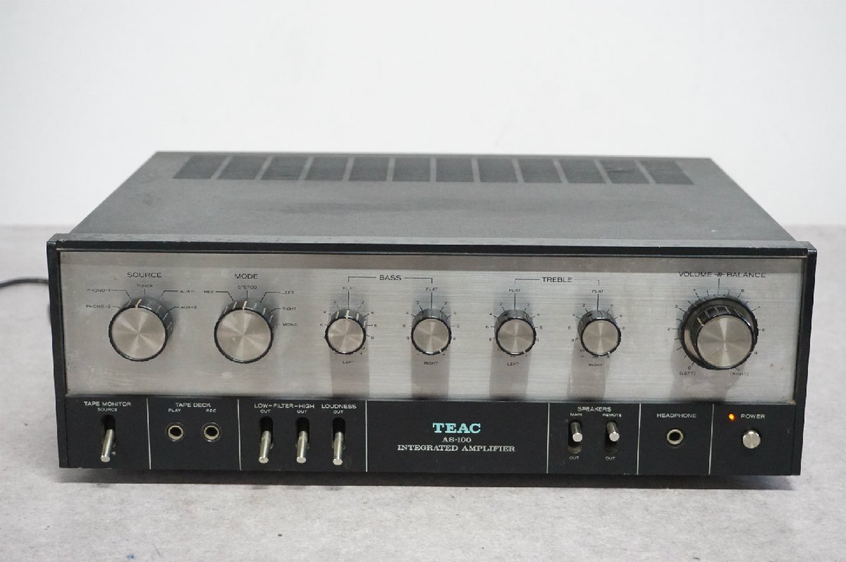 [SK][E4329012] TEAC ティアック AS-100 インテグレーテッド プリメインアンプ_画像2