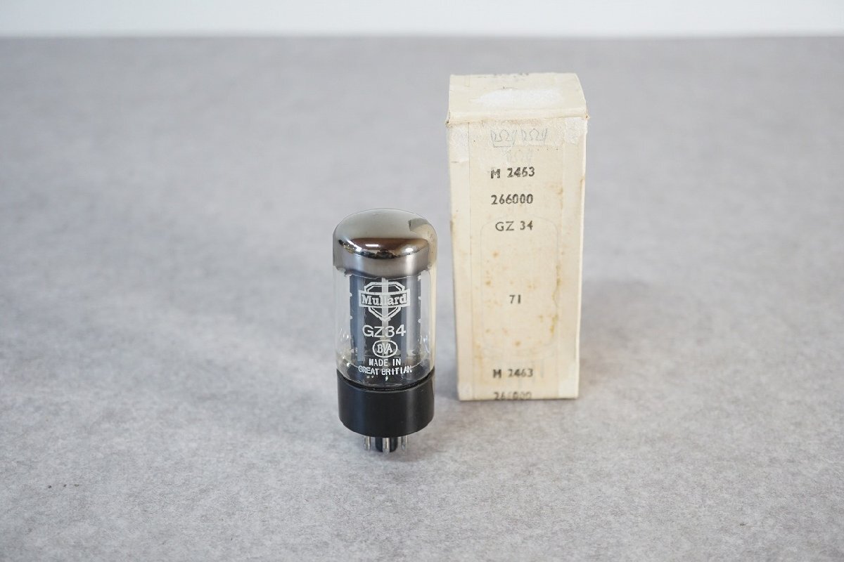 [QS][S367360] Mullard ムラード GZ34 1本 真空管 現状品_画像1