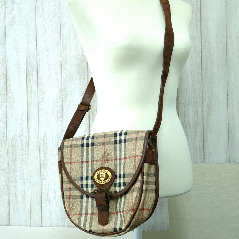 BURBERRY バーバリー ショルダーバッグ バッグ ノバチェック PVC BURBERRY バーバリー ショルダーバッグ バッグ ノバチェック PVC