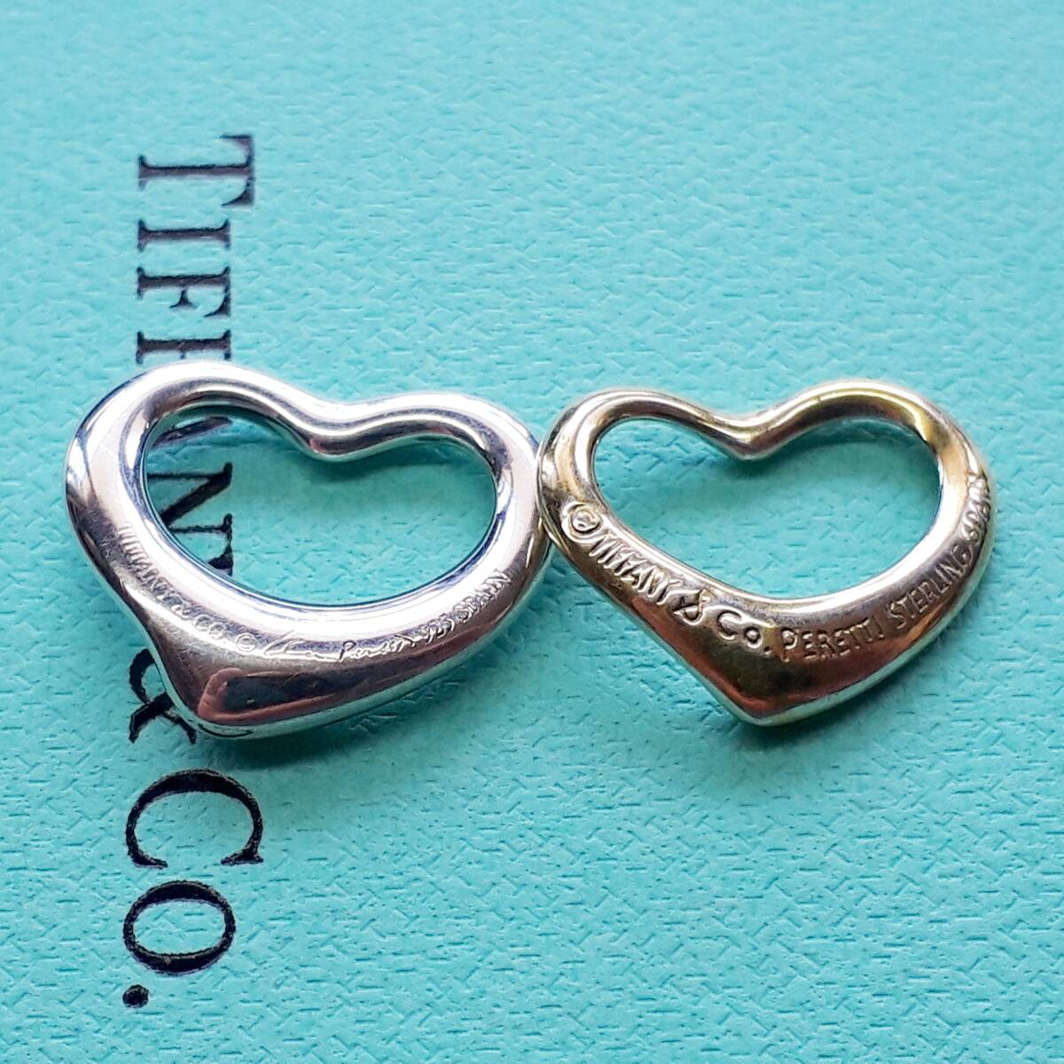 【TIFFANY&Co SV925 オープンハートネックレス】★艶出し済★ アクセサリー ネックレス ティファニーの画像4