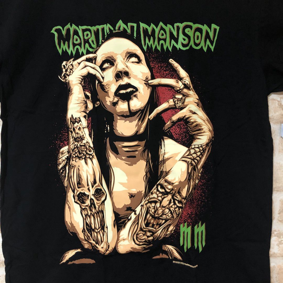 バンドTシャツ XXLサイズ　Marilyn Manson マリリンマンソン　半袖Tシャツ_画像2