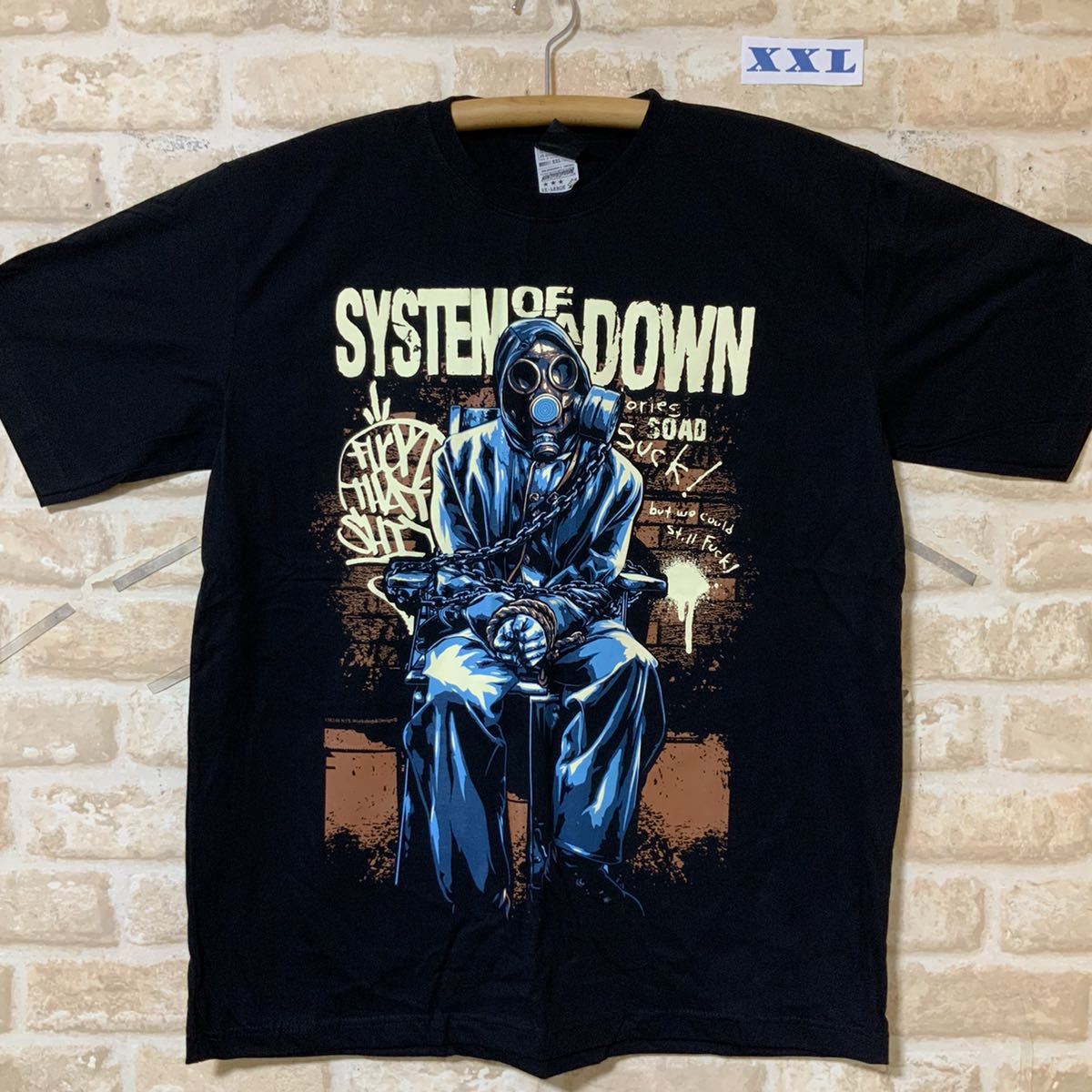 システムオブアダウン XXLサイズ　Tシャツ　管J20 システム・オブ・ア・ダウン（英: System of a Down）バンドTシャツ_画像1