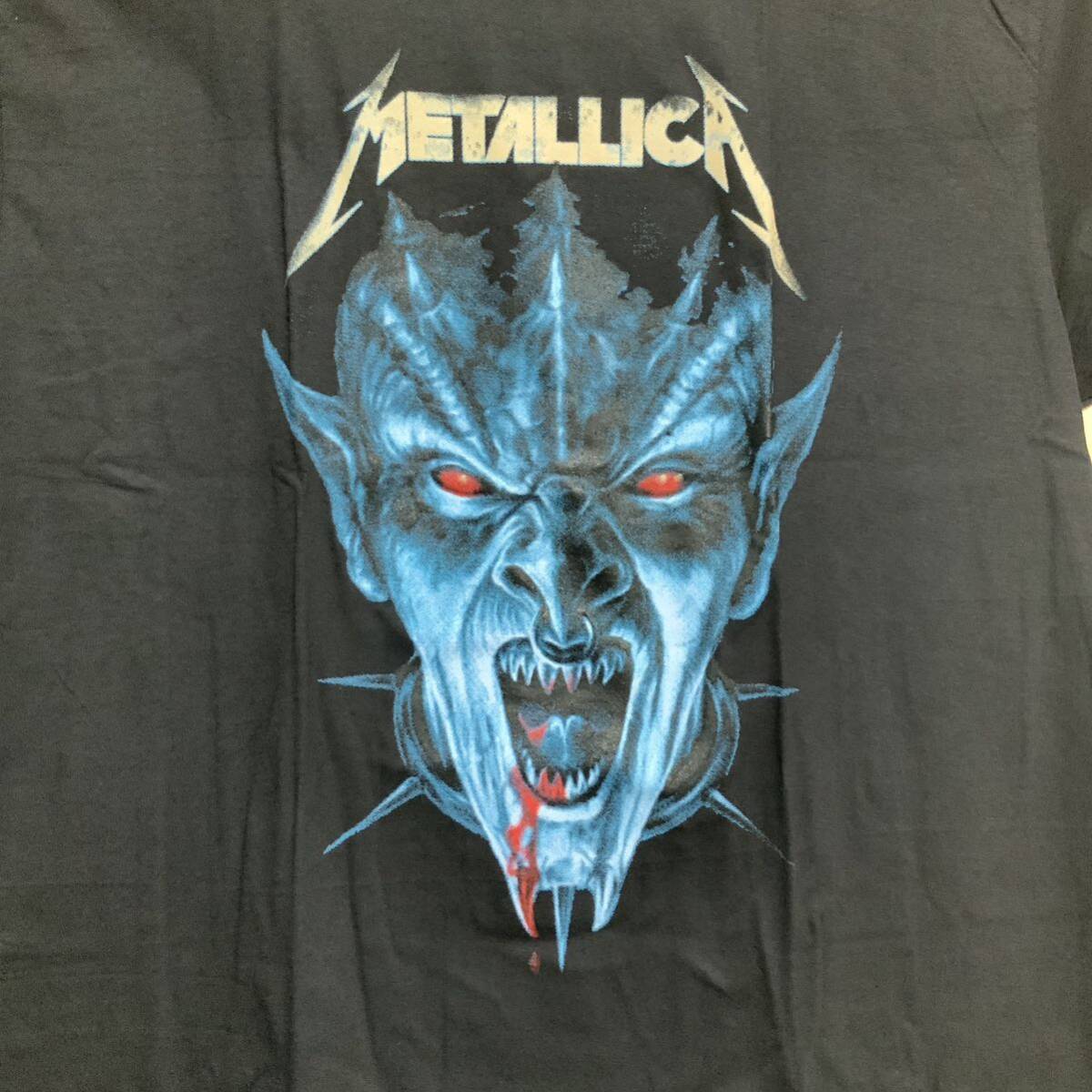 メタリカ　Metallica 悪魔　Tシャツ　XLサイズ　② 半袖Tシャツ バンドTシャツ ブラック 