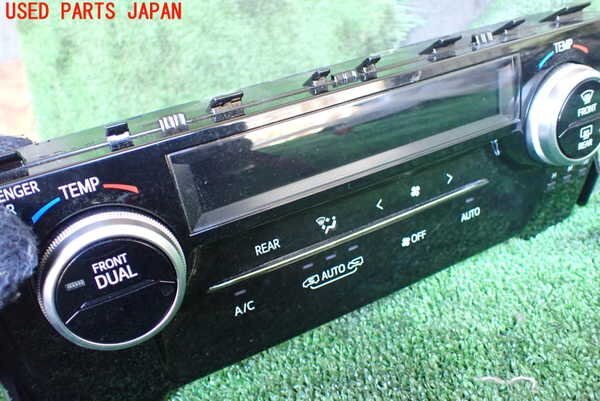 5UPJ-94256066]アルファード(GGH30W)エアコンスイッチ1 中古_画像2