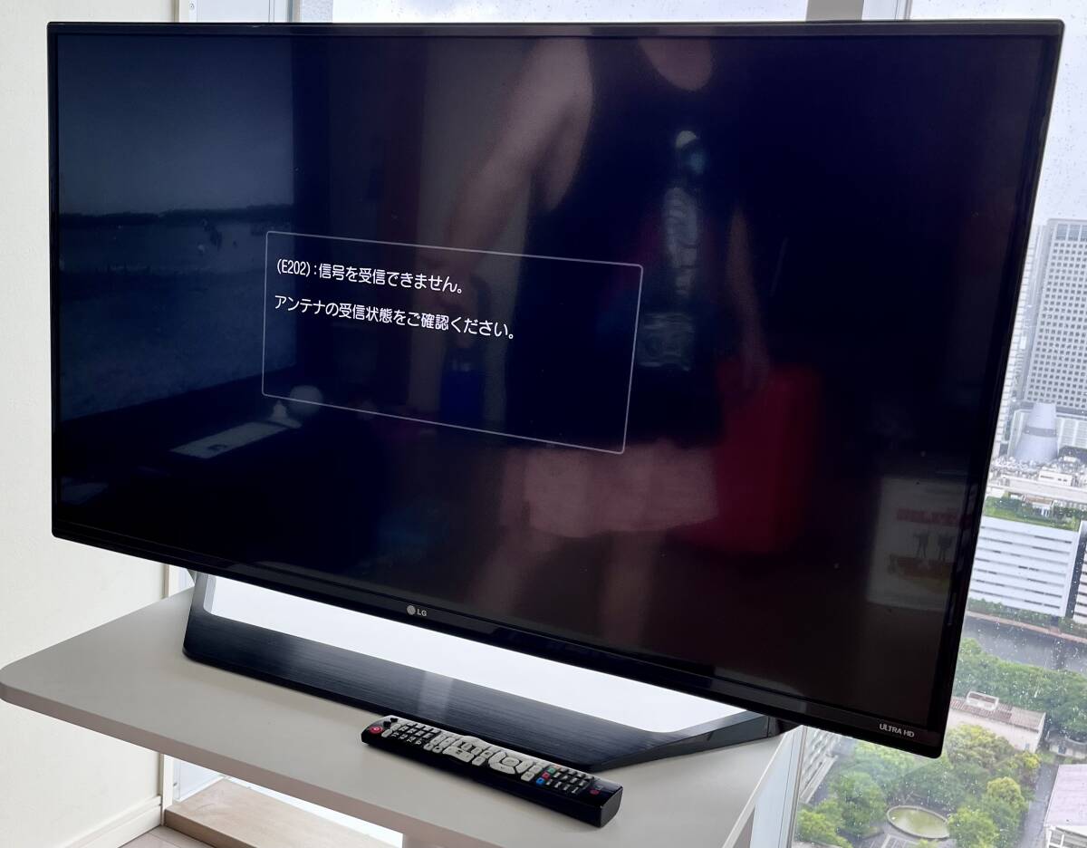 LG 43V型 液晶 テレビ 43UF7710 4K 外付けHDD裏番組録画対応 2015年モデル　訳あり_画像6