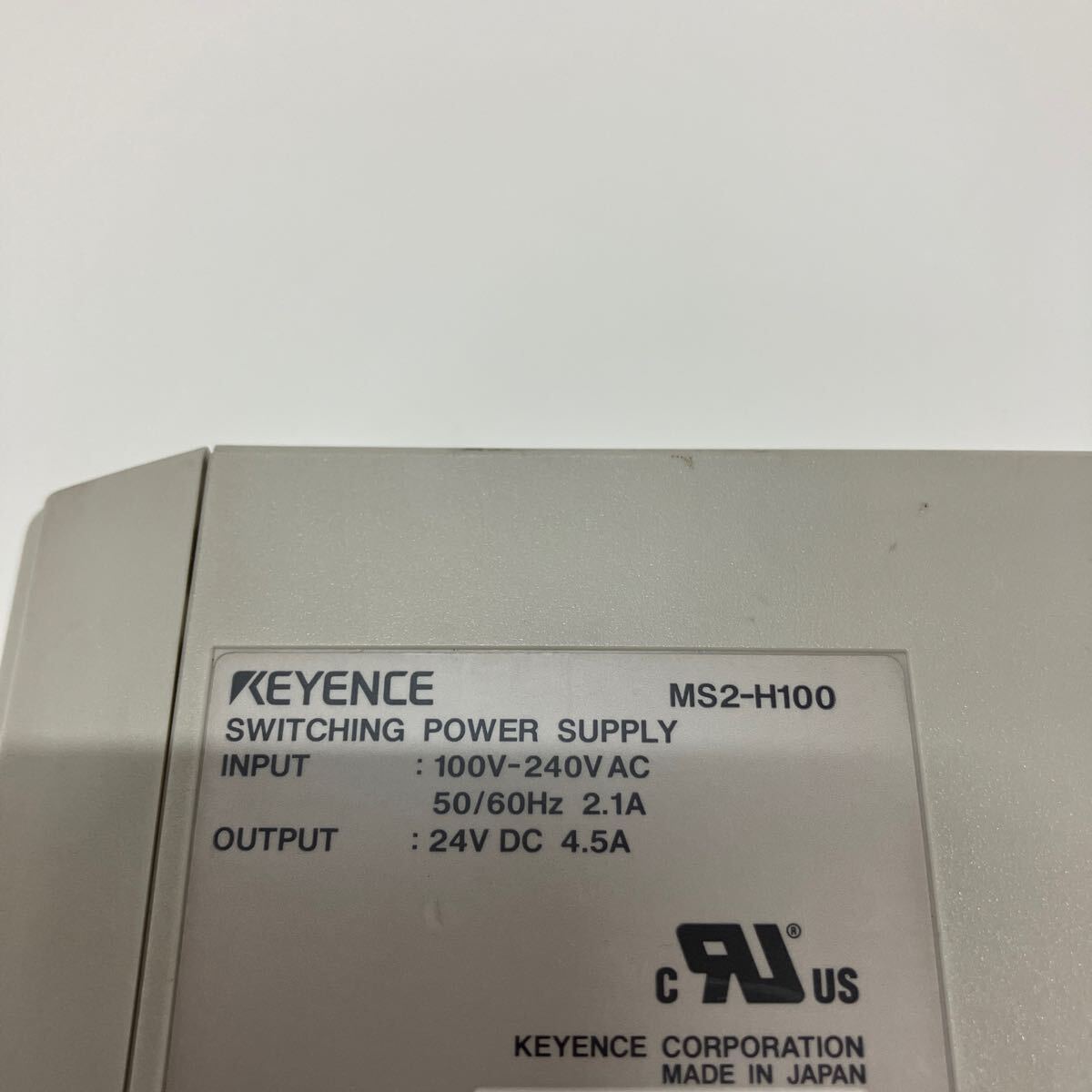 KEYENCE　キーエンス　MS2-H100　小形スイッチング電源　パワーサプライ　MS2シリーズ　通電確認のみ　A-616_画像9