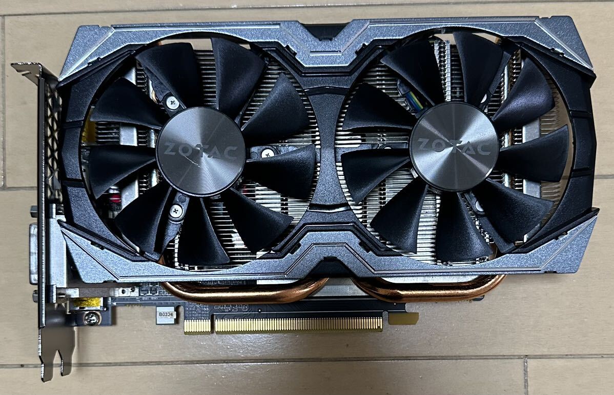 ZOTAC GEFORCE GTX1060 6GB GDDR5 動作確認済み 中古_画像1