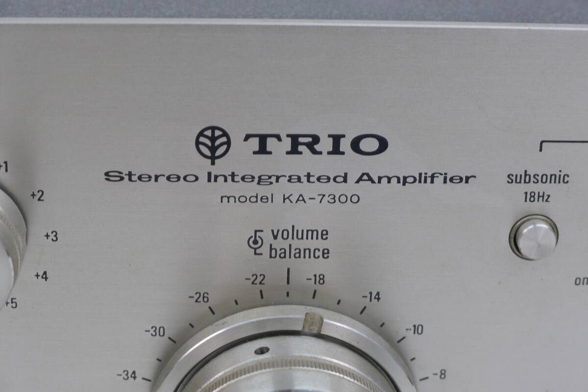 TRIO KA-7300 プリメインアンプ 通電確認済 Stereo Integrated Amplifier KENWOOD トリオ QVQ-138_画像4