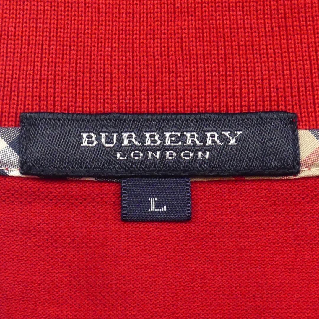 即決★BURBERRY LONDON★メンズＬ 廃版 ポロシャツ バーバリーロンドン ノバチェック 三陽商会 刺繍 ゴルフ