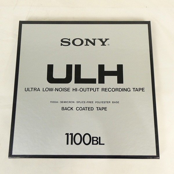 オープンリールテープ 3点セット ソニー SONY メタルリール ULH-1100BL SLH-1100BL 10号 1100m オーディオ 録音済 現状品■DZ432s■の画像2