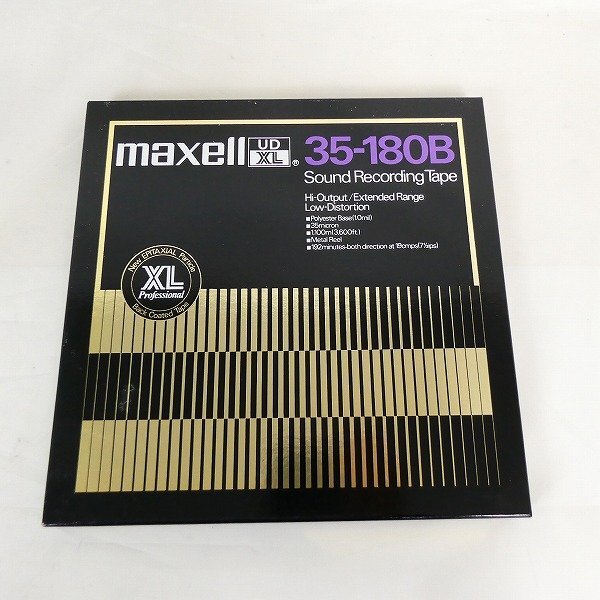 マクセル maxell オープンリールテープ メタルリール UD XL 35-180B サウンドレコーディング 10号 1100m 録音済 現状品■DZ452s■_画像2