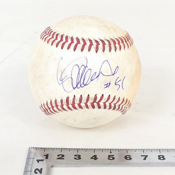 ichi low autograph autograph ball #51 NPB unity lamp Mali na-z Orix baseball Baseball collection goods #ME602s#