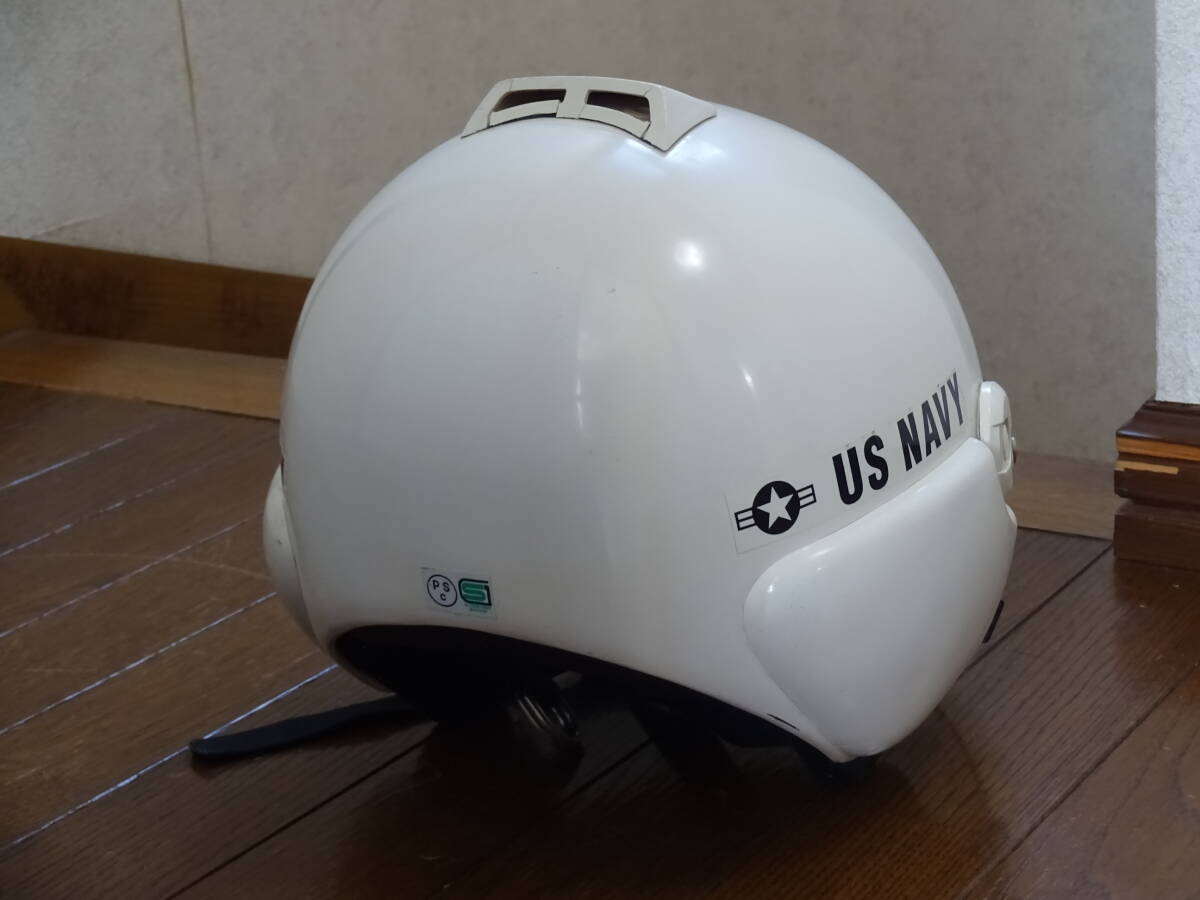 中古ジャンク SETA エアフォース L（59-61）サイズ ヘルメット US NAVY クノー工業_画像10