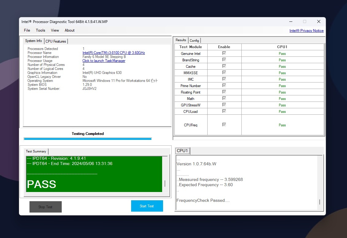 ★動作確認済み★Intel CoffeeLake Core i3-8100_画像10