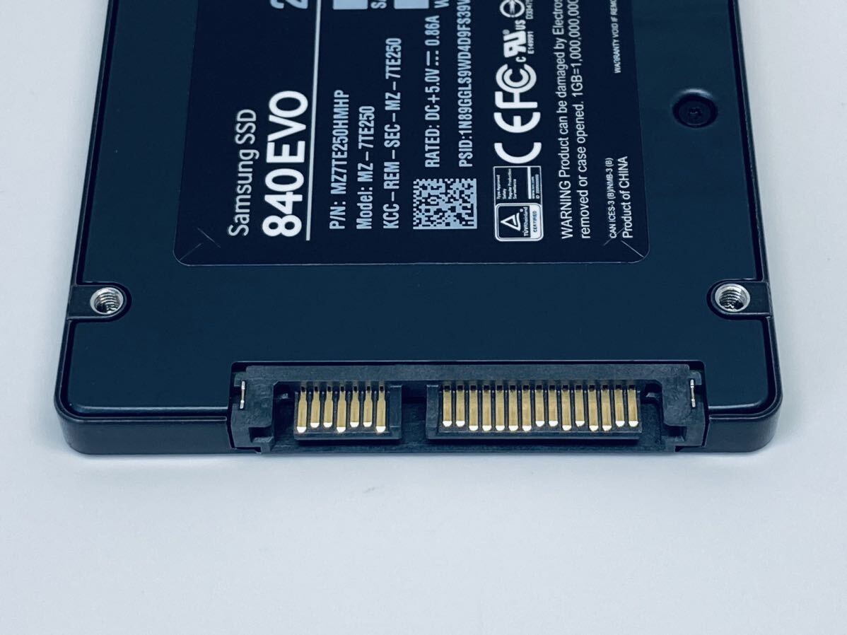 SAMSUNG EVO 840 250GB MZ-7TE250 SATA SSD_画像4