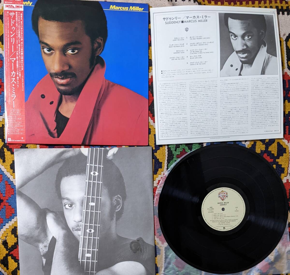 デイヴィッド・サンボーン(AS)参加 80's マーカス・ミラー Marcus Miller (国内盤LP)/ サドゥンリー　 P-11351 1983年_画像7