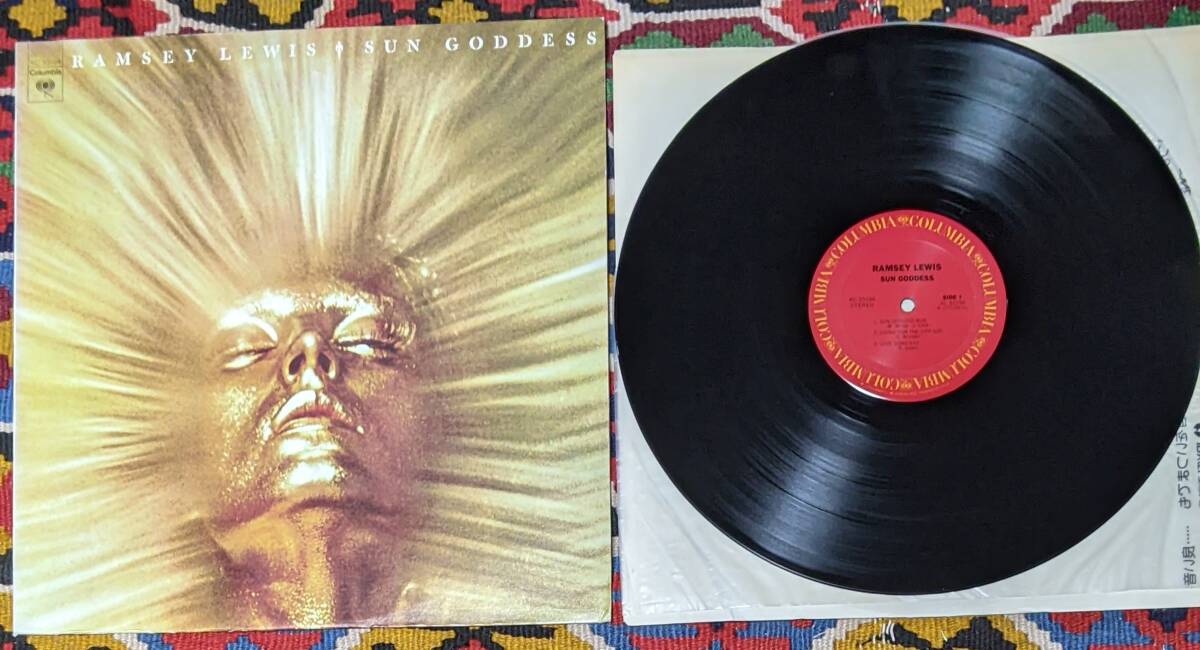 70's ラムゼイ・ルイス Ramsey Lewis (US盤 LP)/ 太陽の女神 Sun Goddess Columbia KC 33194 1974年_画像7