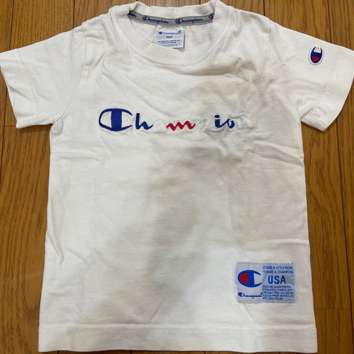 チャンピオン Tシャツ Champion ホワイト　100サイズ