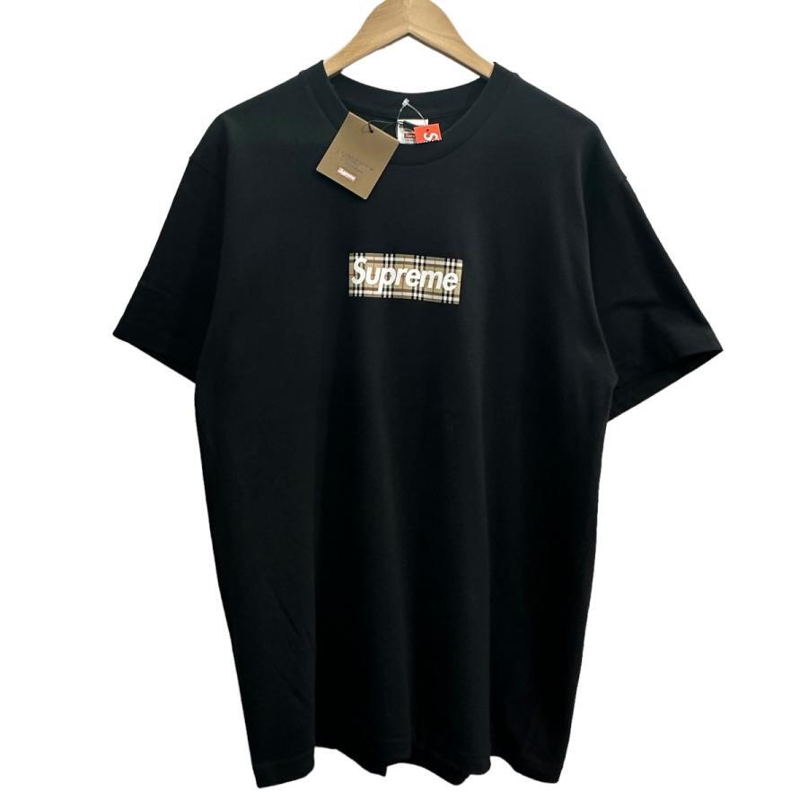 【美品】サイズM　シュプリーム バーバリー Supreme Burberry 22SS Box Logo Tee ボックスロゴTシャツ 8065000178243_画像1